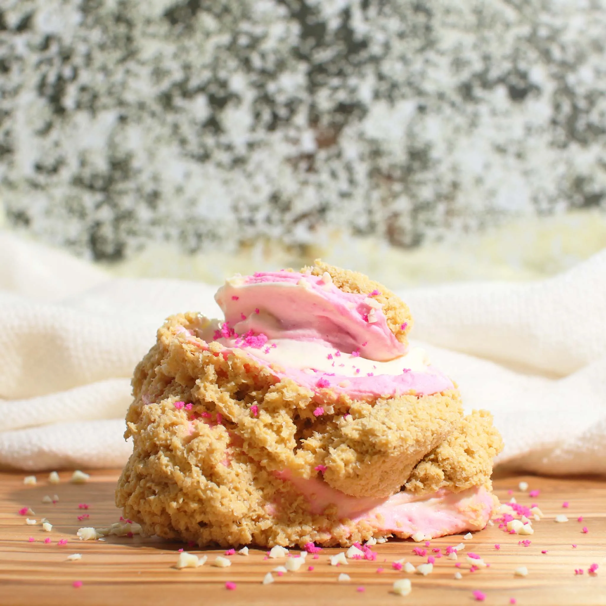 DIY Slime - Raspberry Crunch Tart