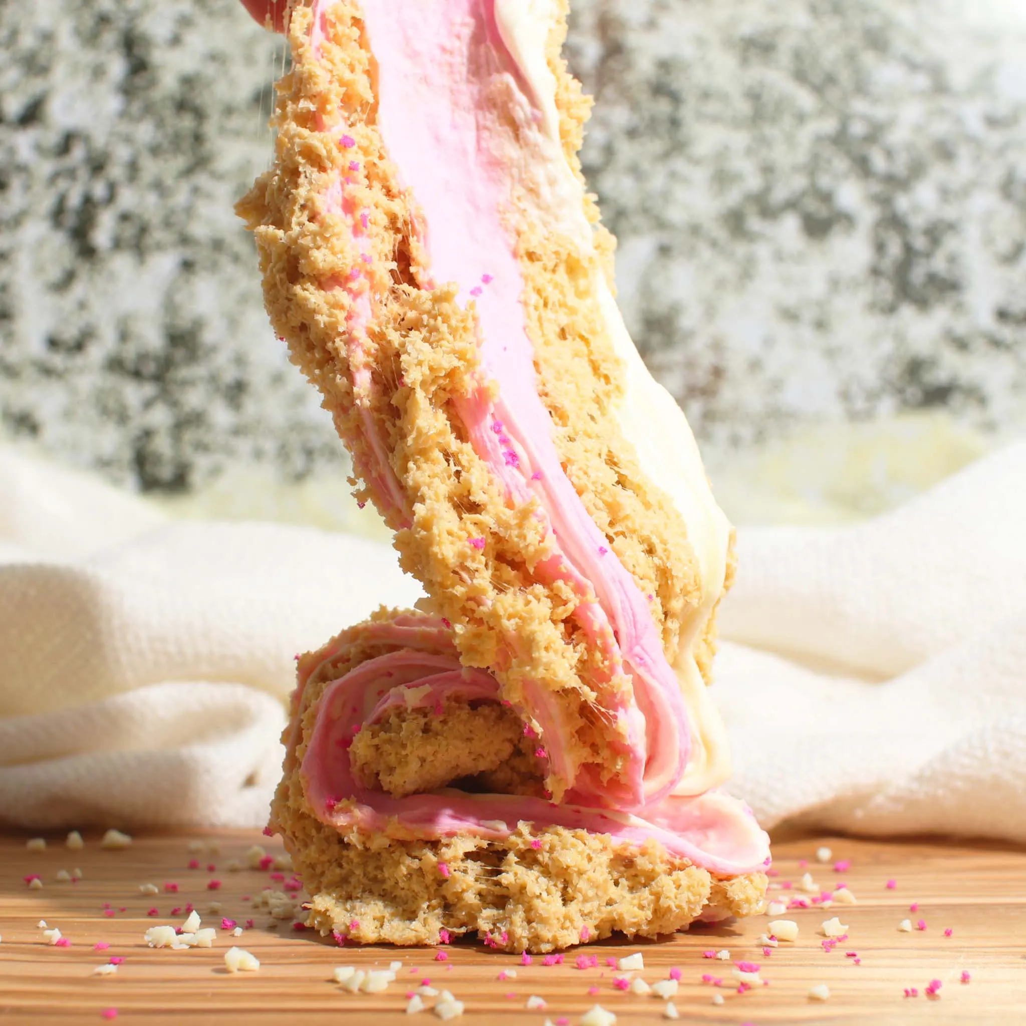 DIY Slime - Raspberry Crunch Tart
