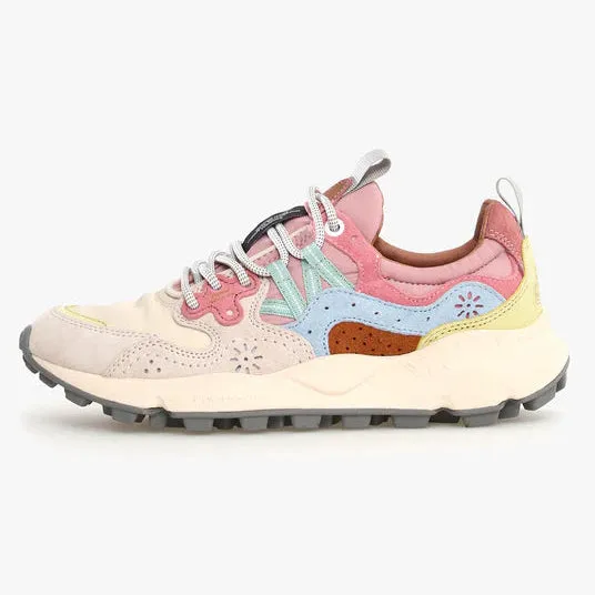 FLOWER MOUNTAIN | Yamano 3 Suede/Nylon Sneakers | Light Brown-Beige