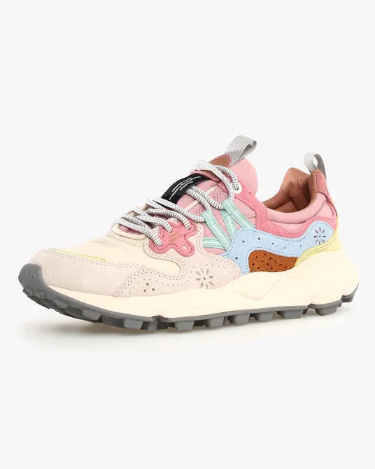 FLOWER MOUNTAIN | Yamano 3 Suede/Nylon Sneakers | Light Brown-Beige