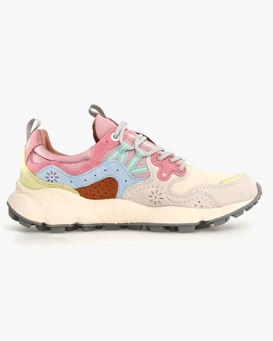 FLOWER MOUNTAIN | Yamano 3 Suede/Nylon Sneakers | Light Brown-Beige
