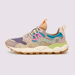 FLOWER MOUNTAIN | Yamano 3 Suede/Nylon Sneakers | Rose-Violet