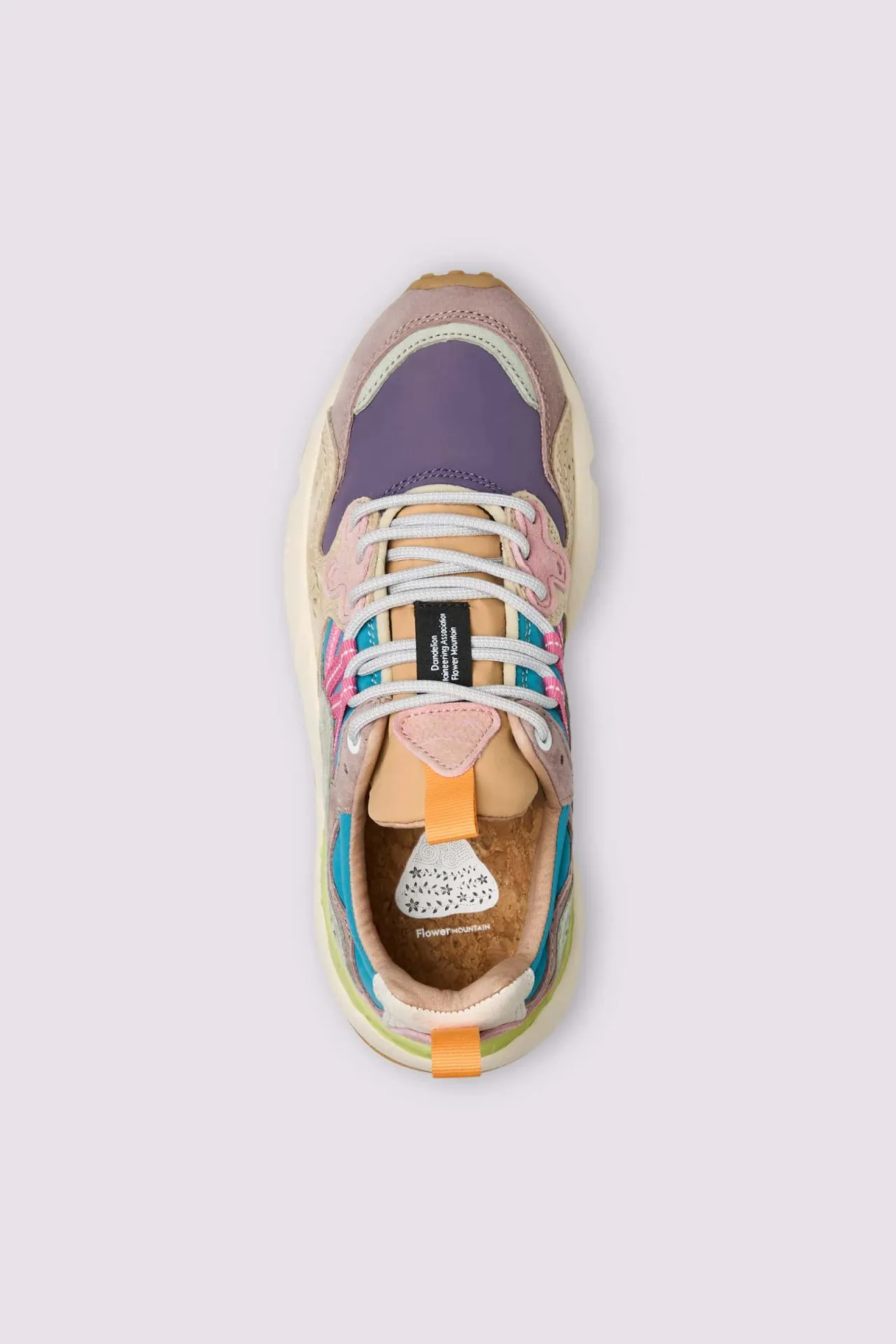 FLOWER MOUNTAIN | Yamano 3 Suede/Nylon Sneakers | Rose-Violet