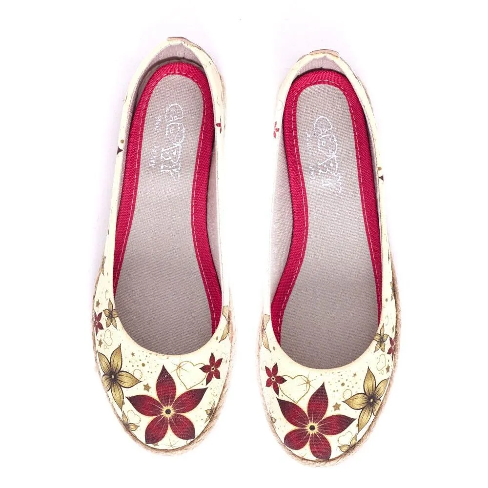 Flowers Ballerinas Shoes FBR1203