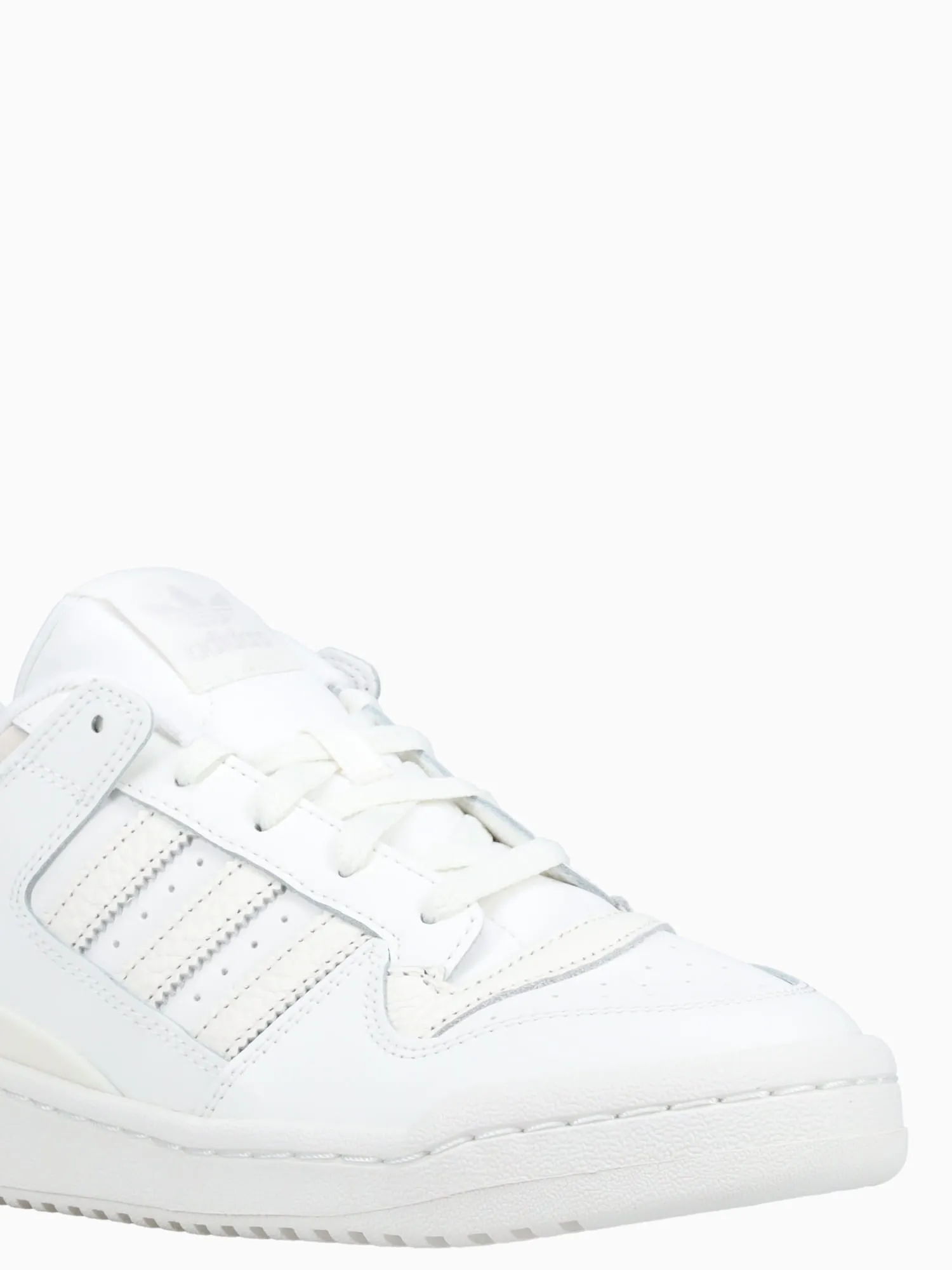 Forum Low White Grey leather