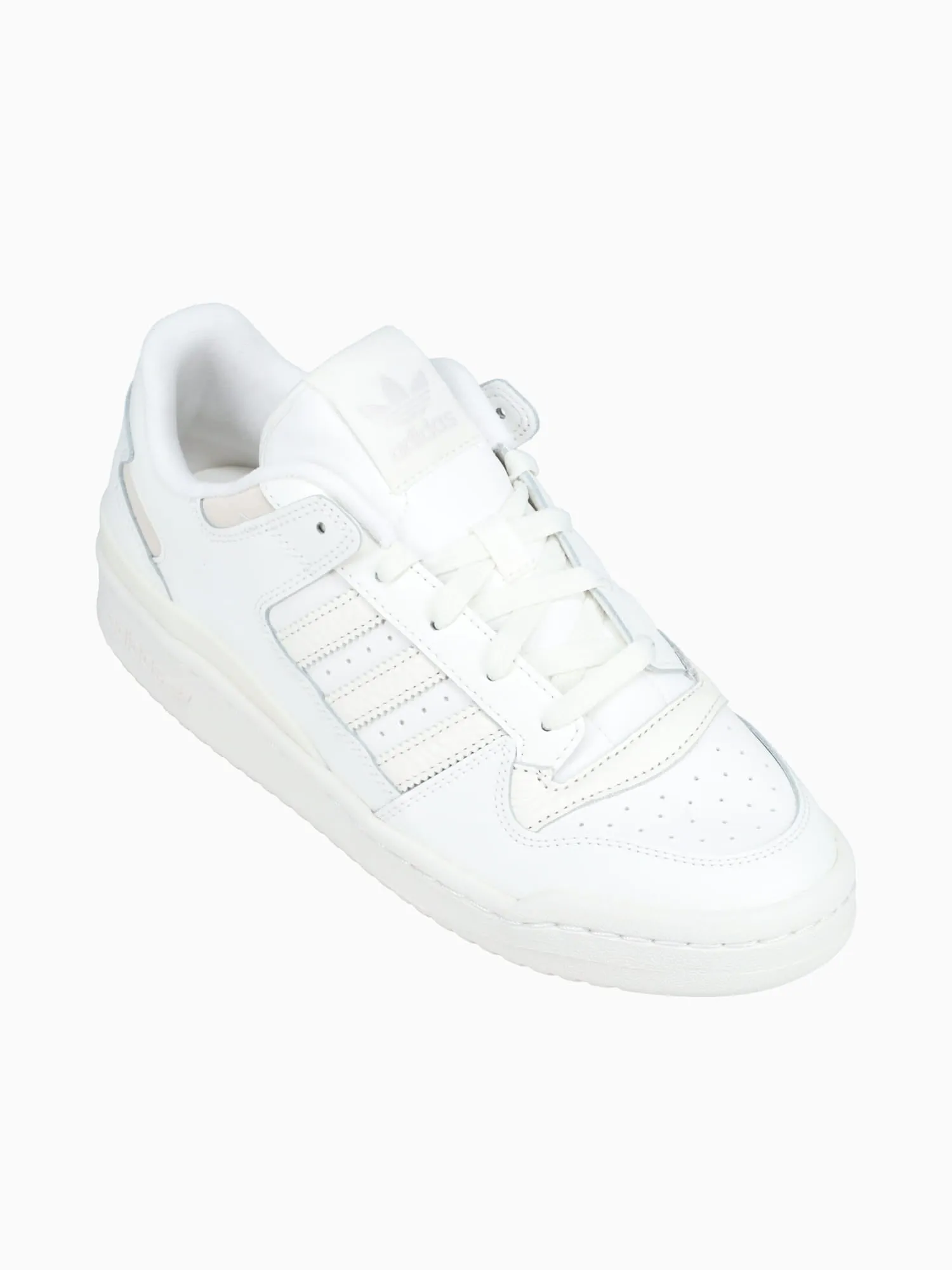Forum Low White Grey leather