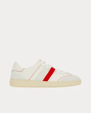 Fussbett Bandage Leather & Suede White / Red Low Top Sneakers