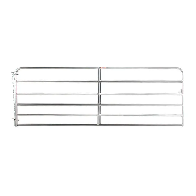Galvanized Metal Horse and Livestock Gate