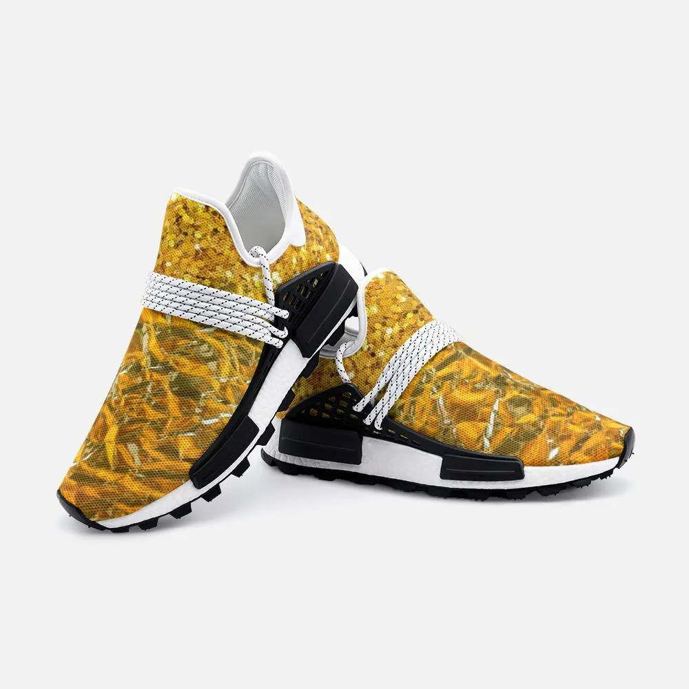Gold pattern Unisex Lightweight Custom shoes