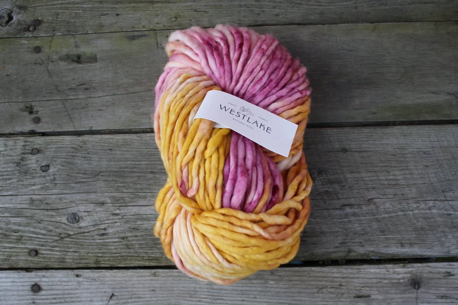 Grapefruit Sorbet/Glacier Super Bulky Merino