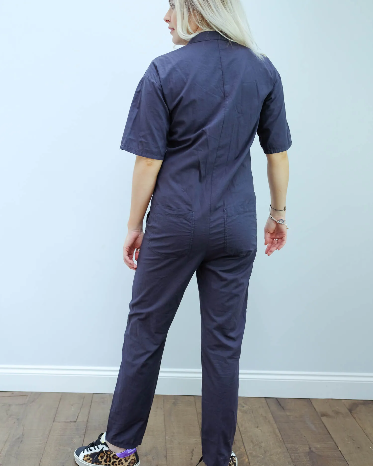 H Popi jumpsuit in charcoal