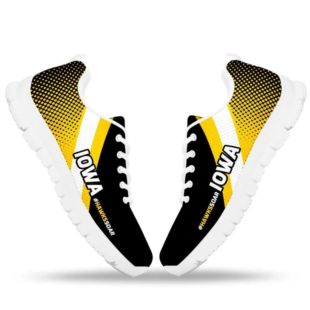 #HawksSoar Iowa Fan Running Shoes