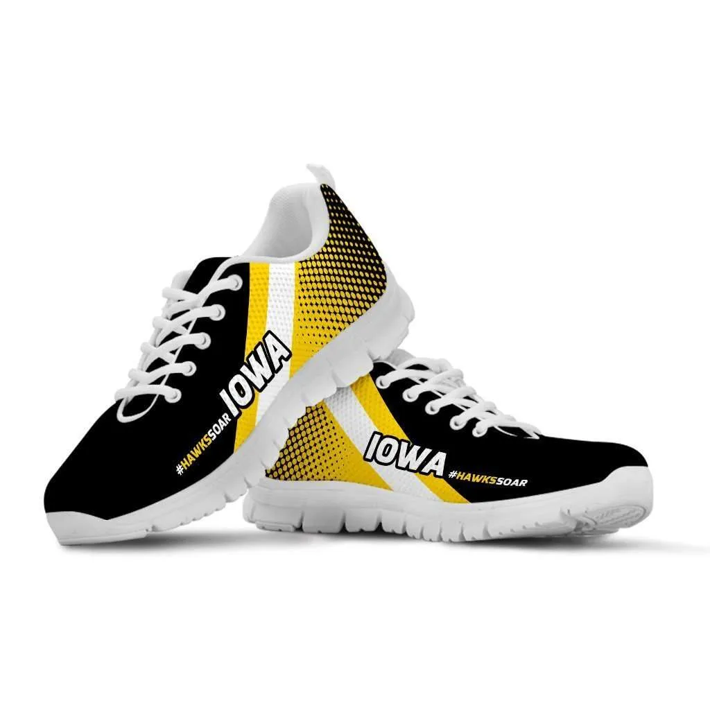 #HawksSoar Iowa Fan Running Shoes
