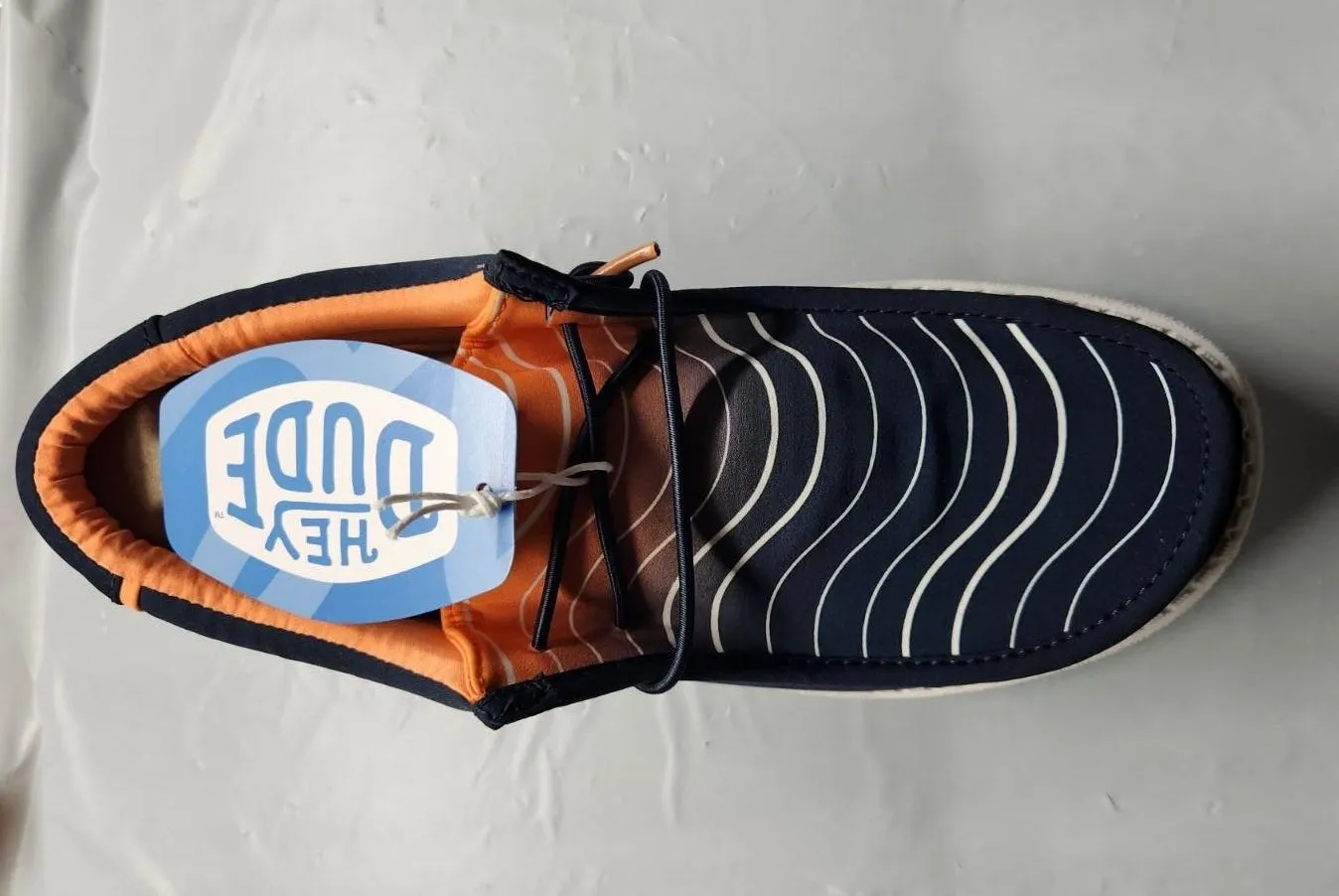 Hey Dude Men Wally Surf Waves Navy/Multi