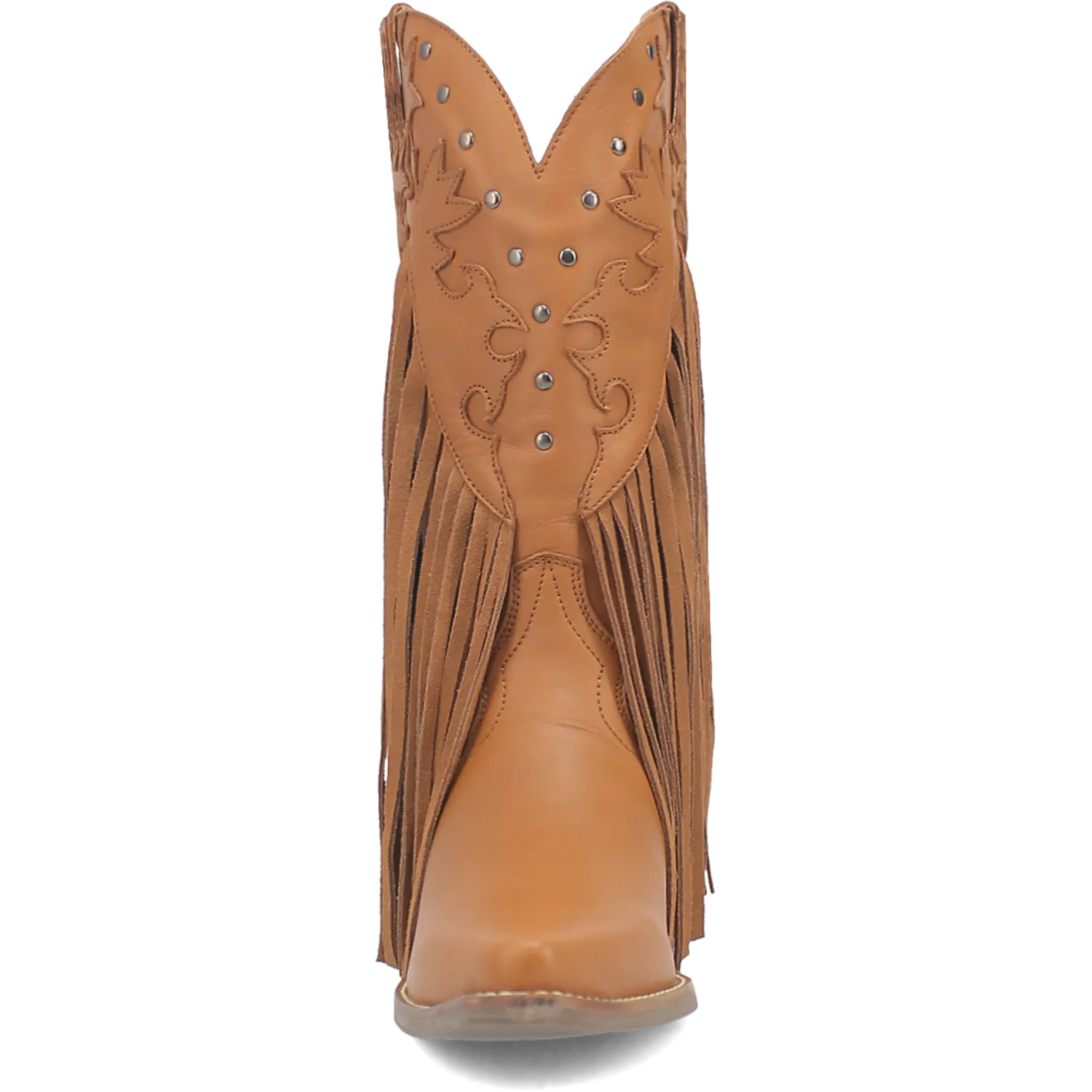 Hoedown Camel Leather Fringe Boots (DS)