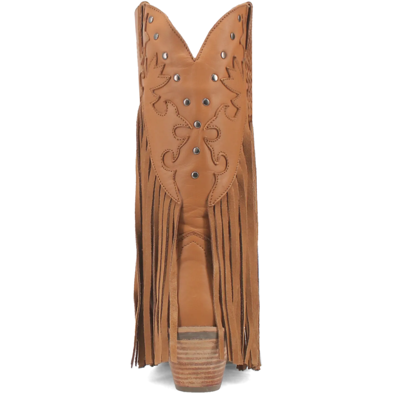 Hoedown Camel Leather Fringe Boots (DS)