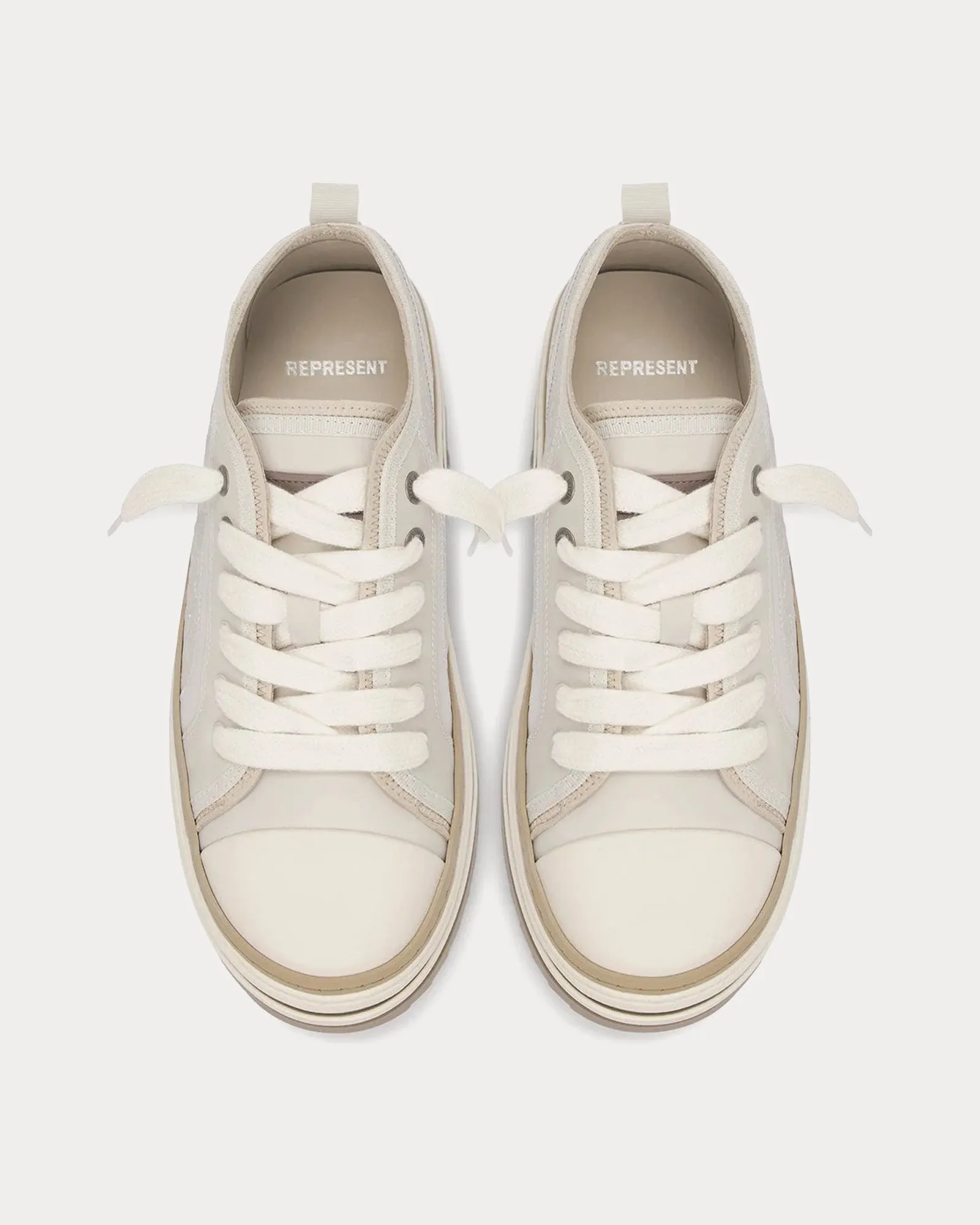 HTN X Low Vintage White Low Top Sneakers
