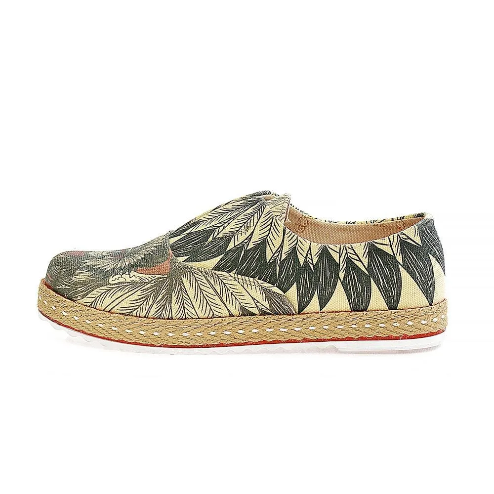 Indian Skull Slip on Sneakers Shoes YAR103