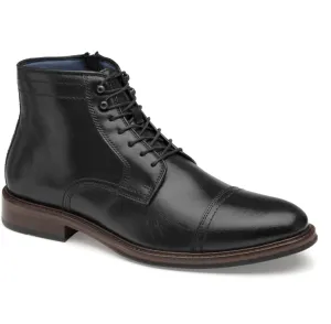 Johnston & Murphy Men's Raleigh Zip Boots- Black