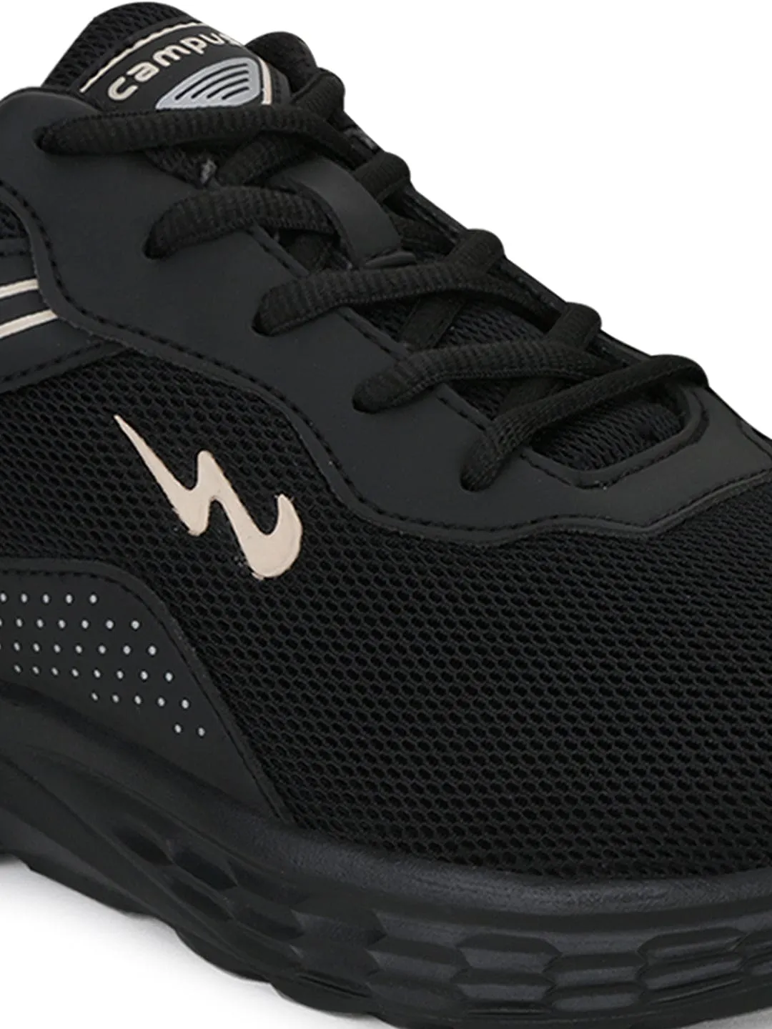 KOSMO PRO Black Men's Running Shoes