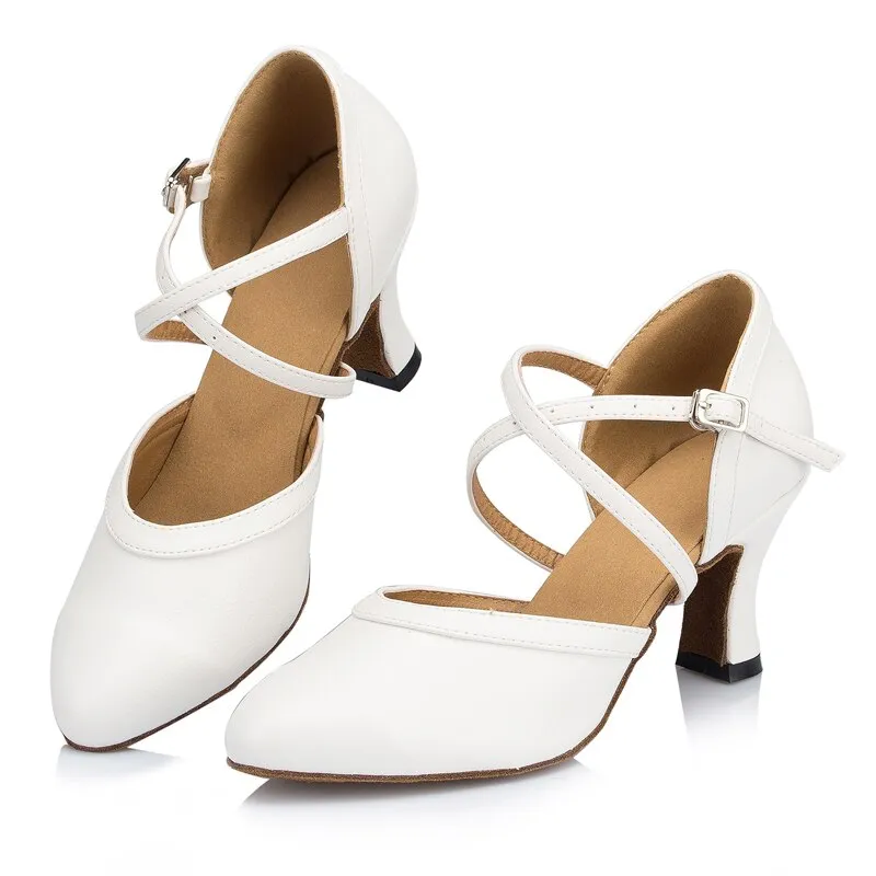 Let's Go Dancing White Heels
