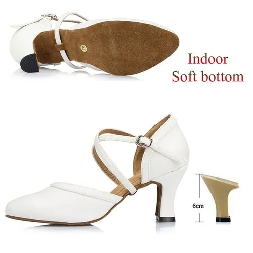 Let's Go Dancing White Heels