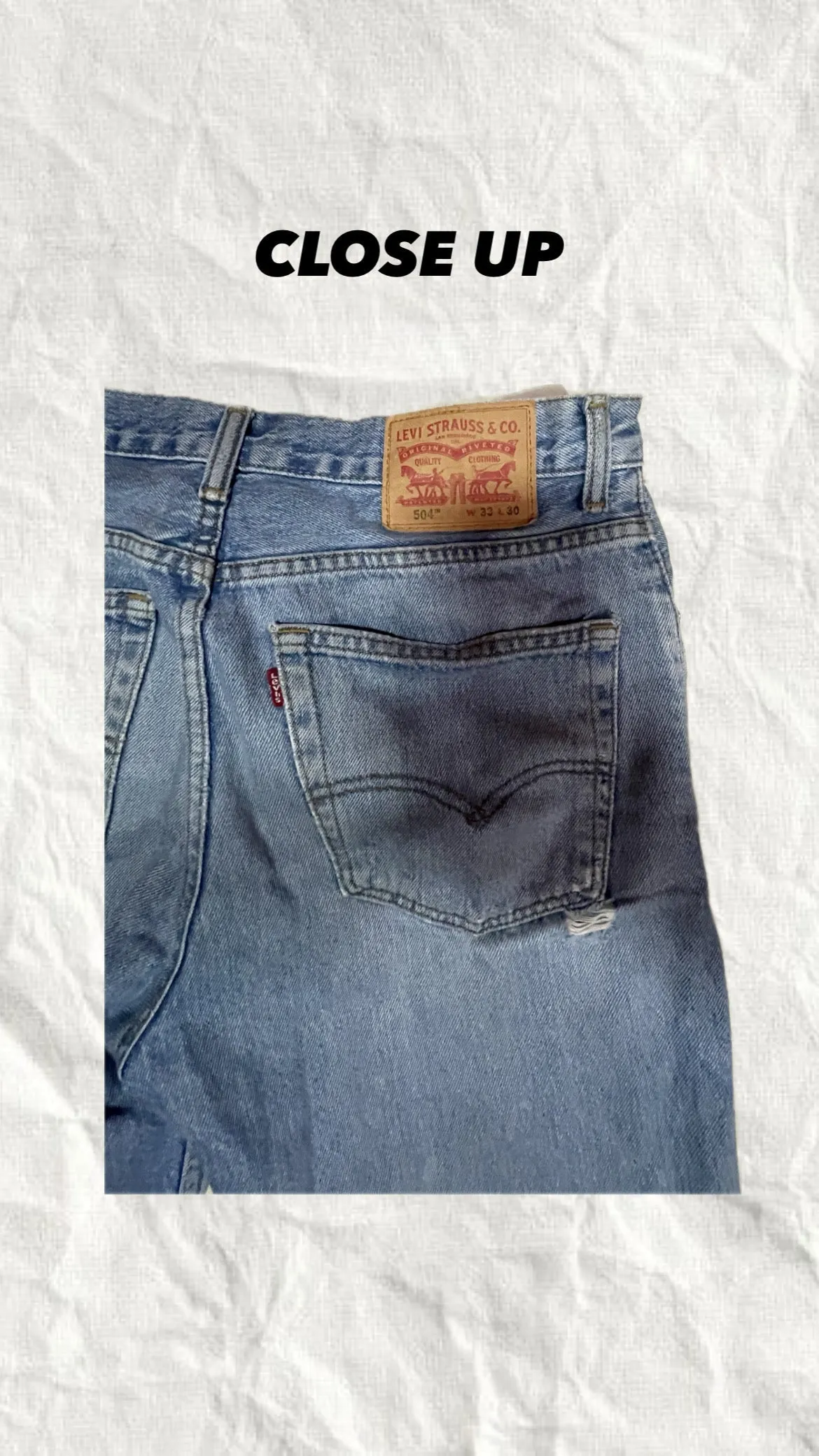 Levis 504 Jeans