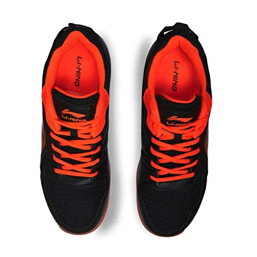 Li-Ning Attack Pro III Badminton Shoes (Black/Orange) UK 2
