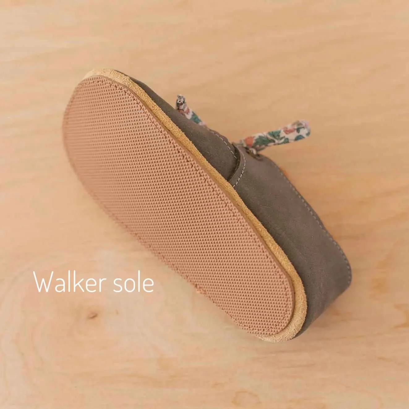 Light Gray Slip-On Baby Shoes