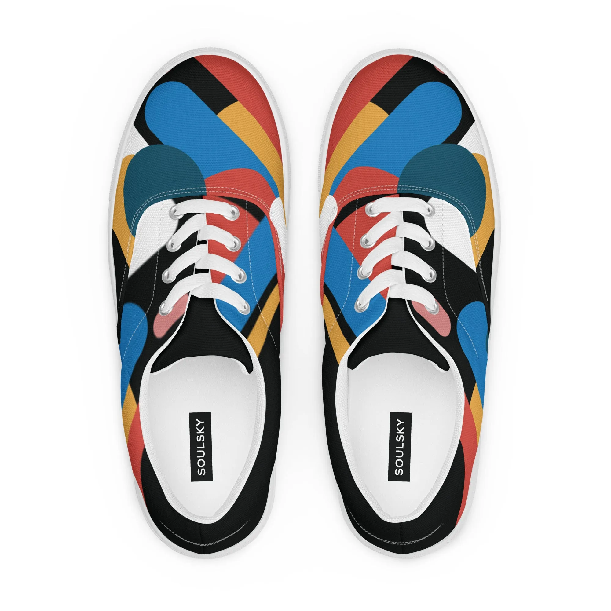 LIGHT STREAK Women’s Lace-Up Canvas Shoes