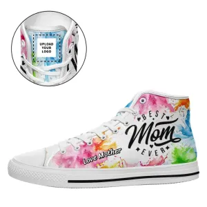 Luxury Gifts,Personalized Mother's Day Sneakers, Custom Comfortable High Top Shoes for Mother's Gift
