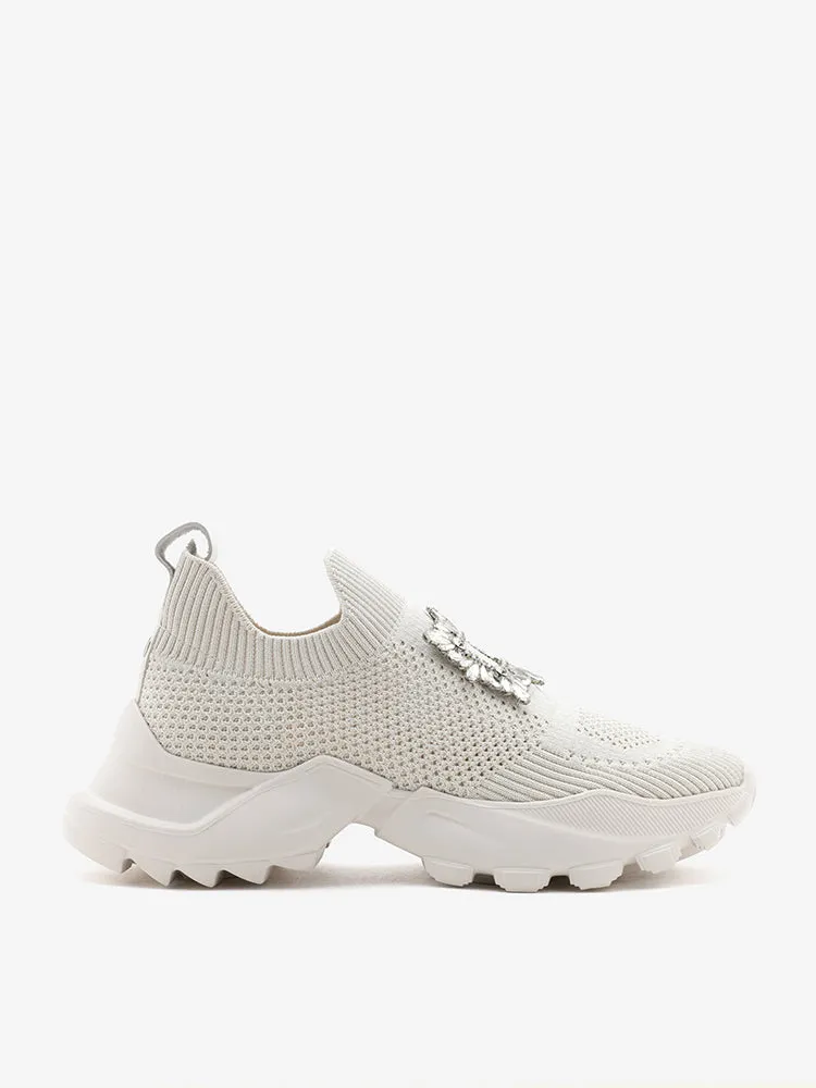 Marie Crystal Embellished Flyknit Sneakers