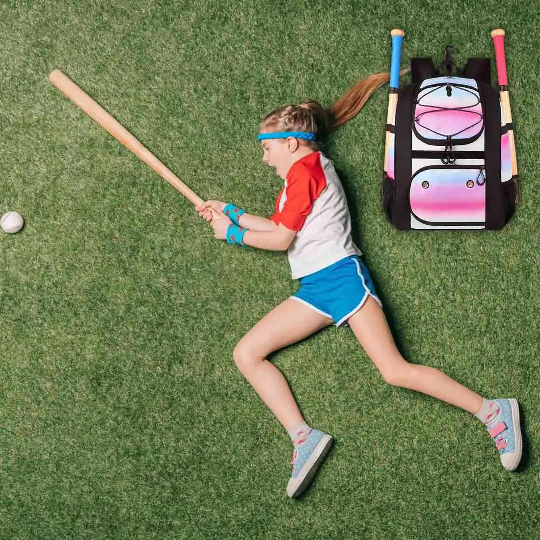 Matein Pink Softball Bag