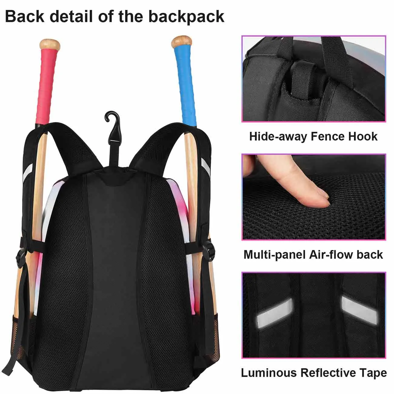 Matein Pink Softball Bag