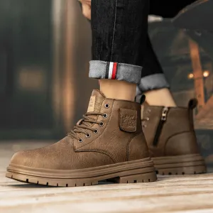 Men's Leather Tooling Boots (In Stock)