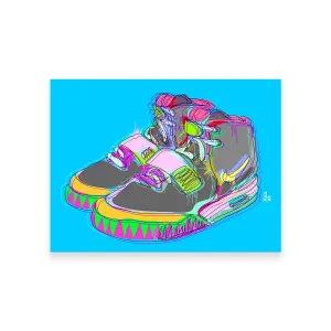 Nike Air Yeezy 2 Wall Art