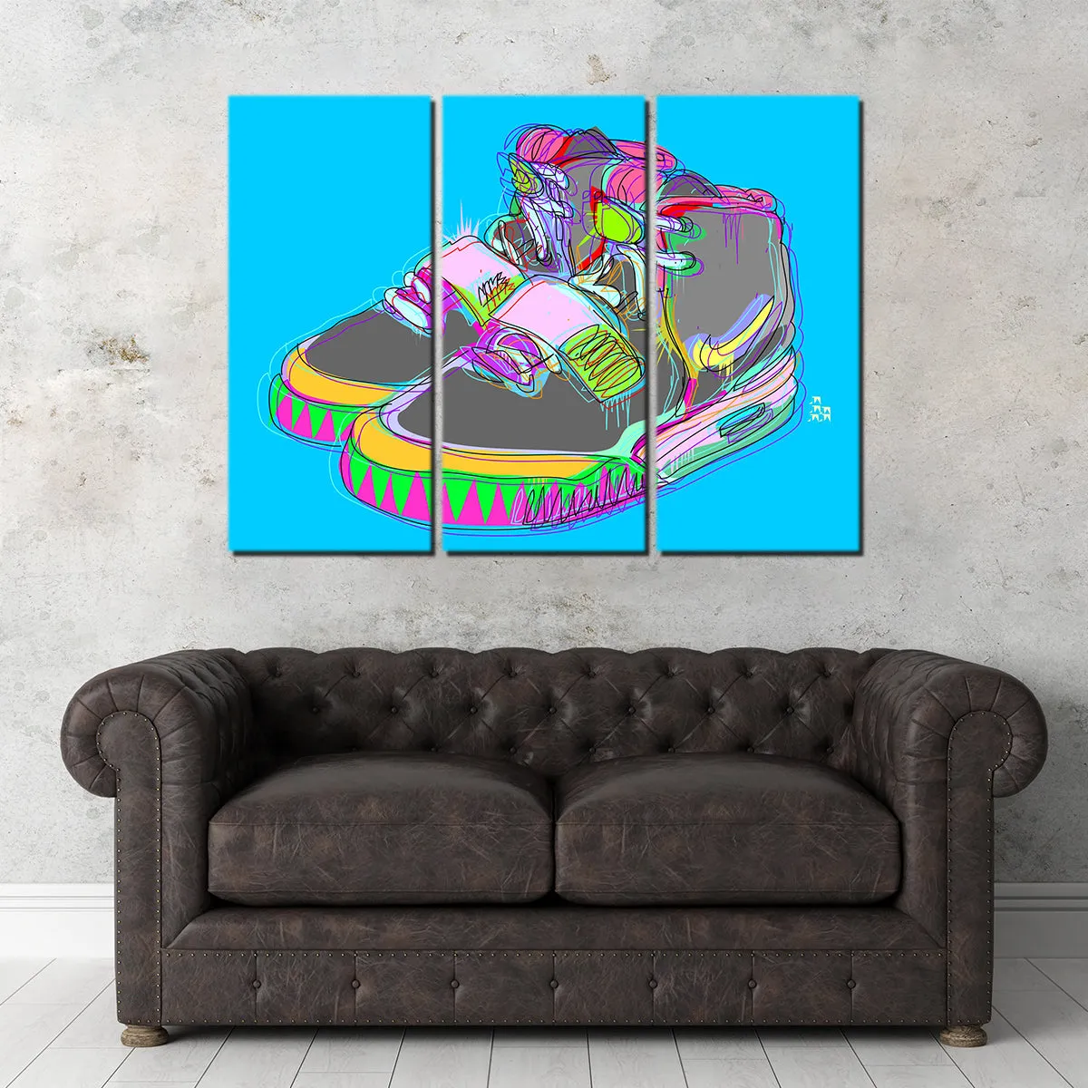 Nike Air Yeezy 2 Wall Art