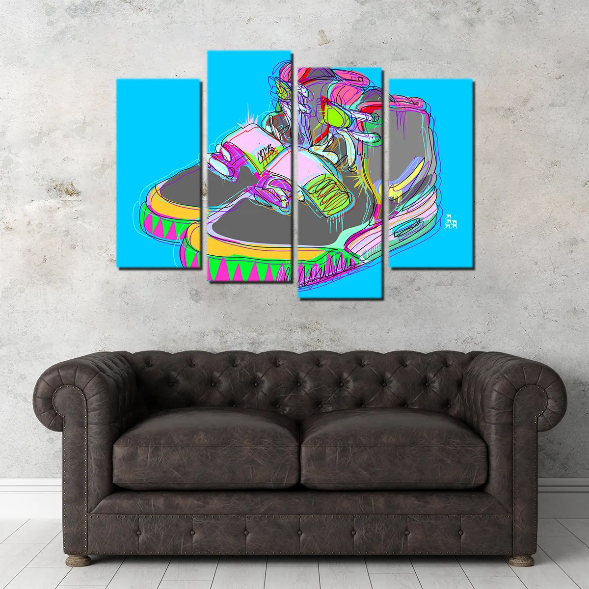 Nike Air Yeezy 2 Wall Art