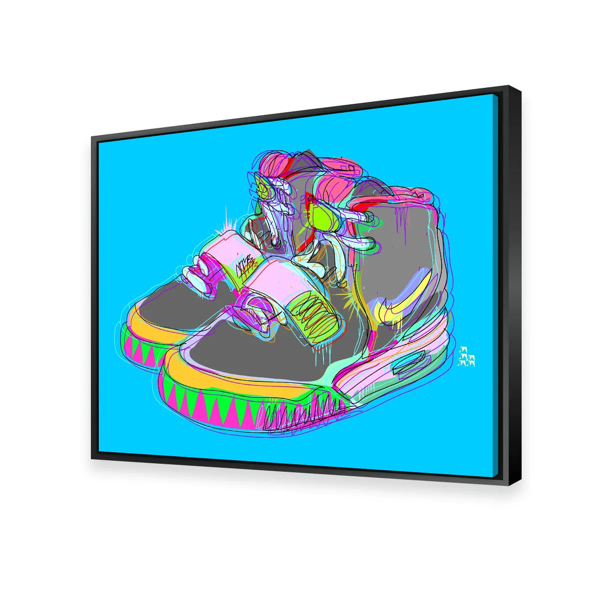 Nike Air Yeezy 2 Wall Art