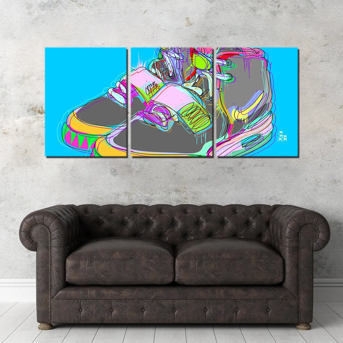 Nike Air Yeezy 2 Wall Art