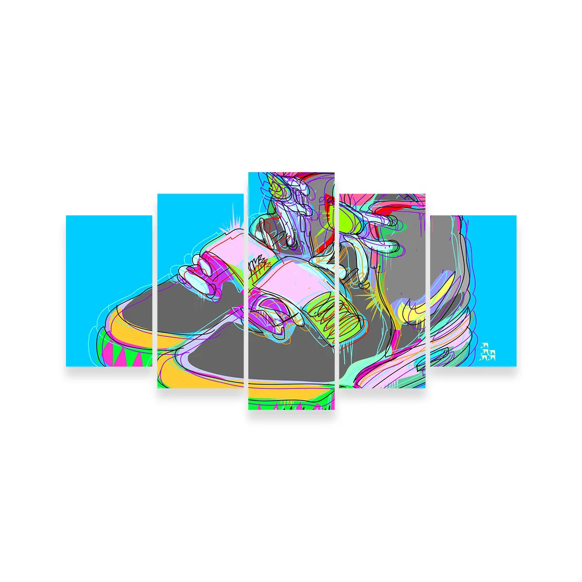 Nike Air Yeezy 2 Wall Art