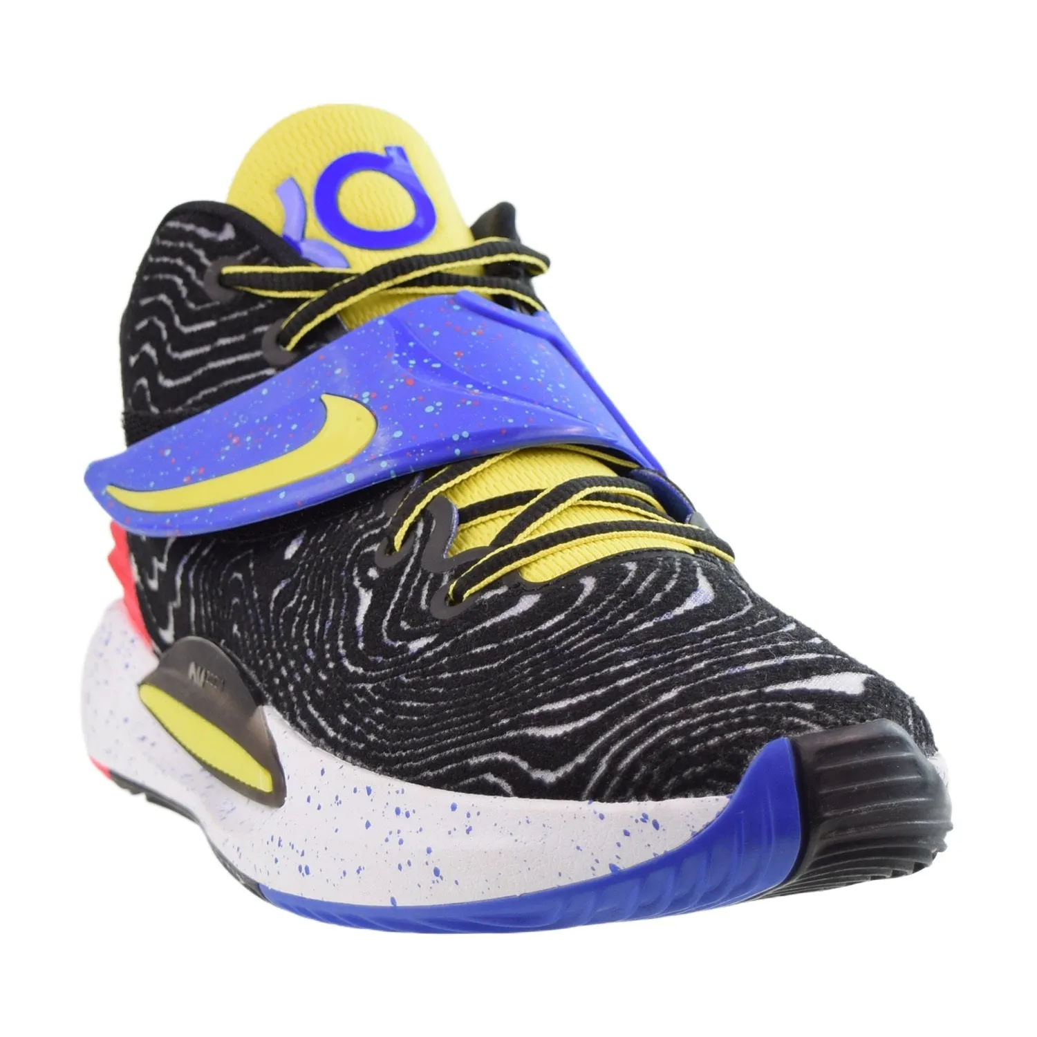 Nike KD 14 Pop Art Men's Shoes Black-White-Yellow Strike