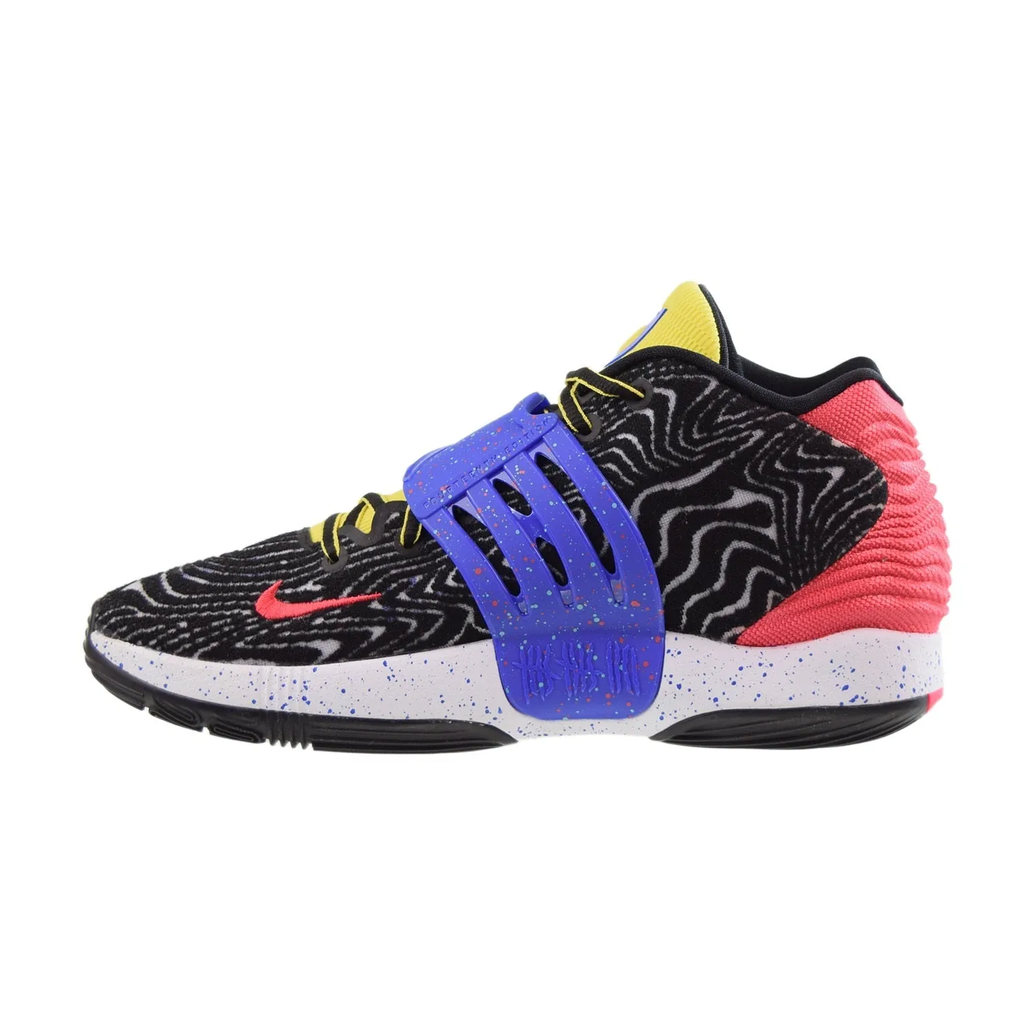 Nike KD 14 Pop Art Men's Shoes Black-White-Yellow Strike