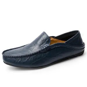 Outdoor Large Size Men's Shoes Casual Shoes Foreign Shoes Dad Gommino Slip-on Leather Shoes Men