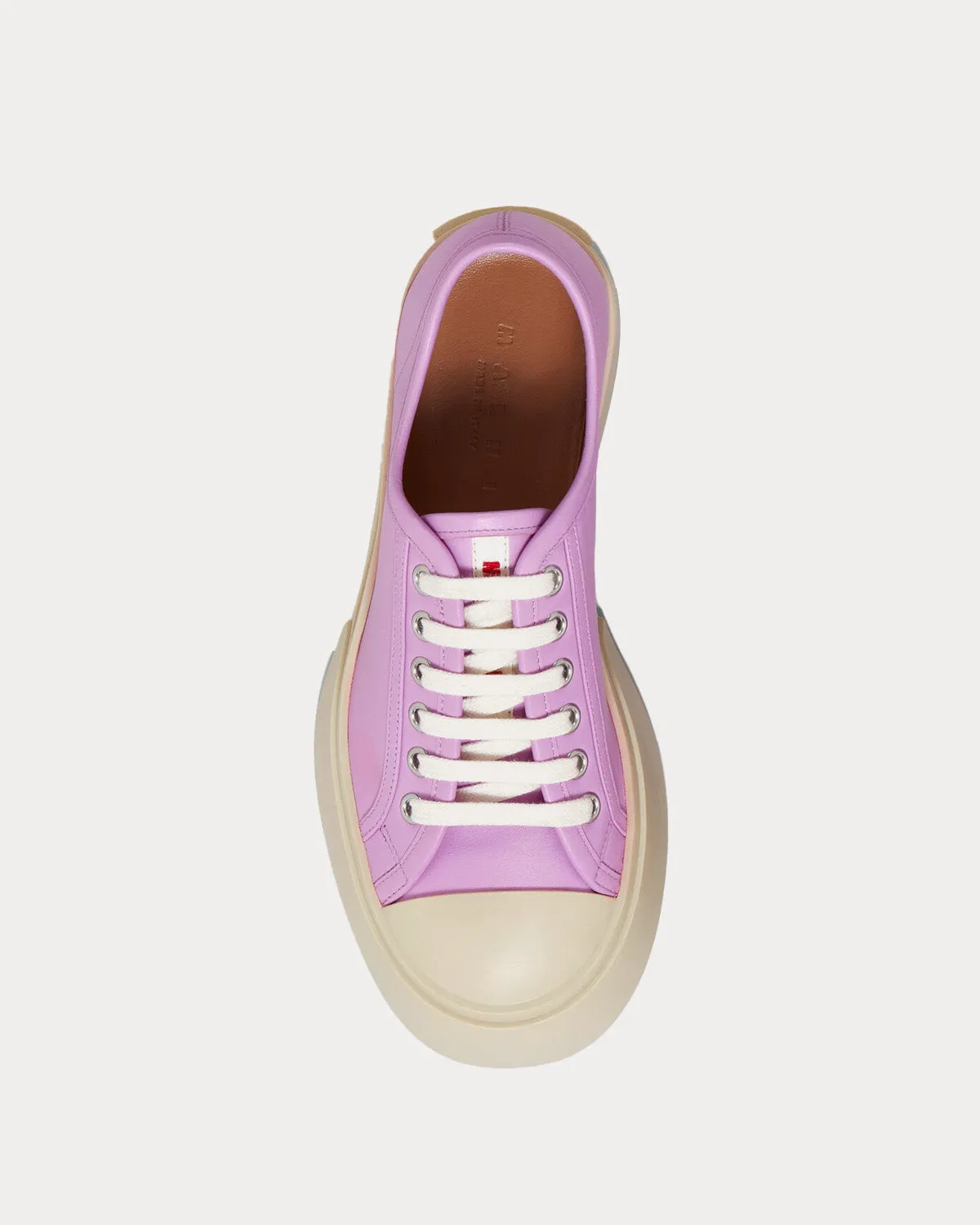Pablo Leather Lilac Low Top Sneakers