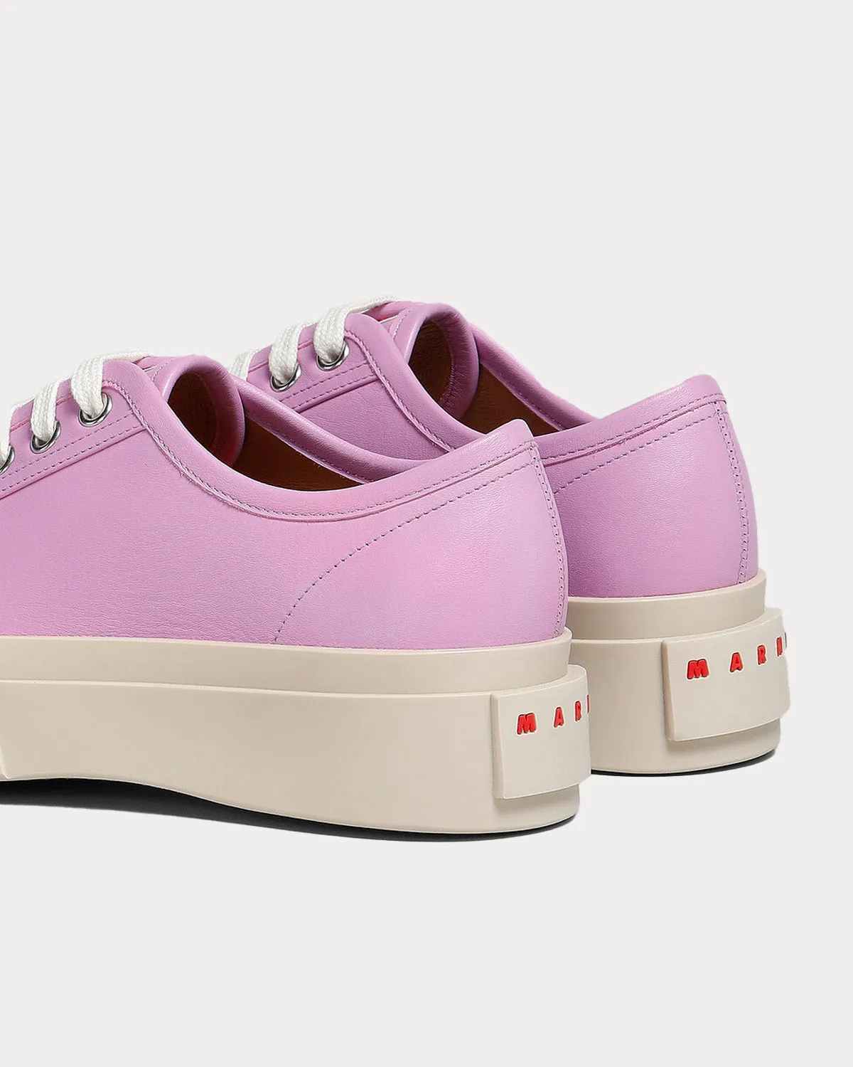 Pablo Leather Lilac Low Top Sneakers