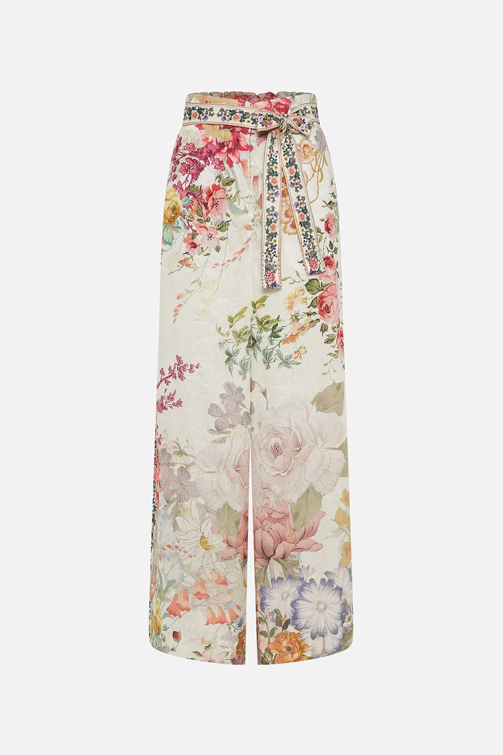 PAPERBAG WAIST WIDE LEG PANT ROMANTIC RITES