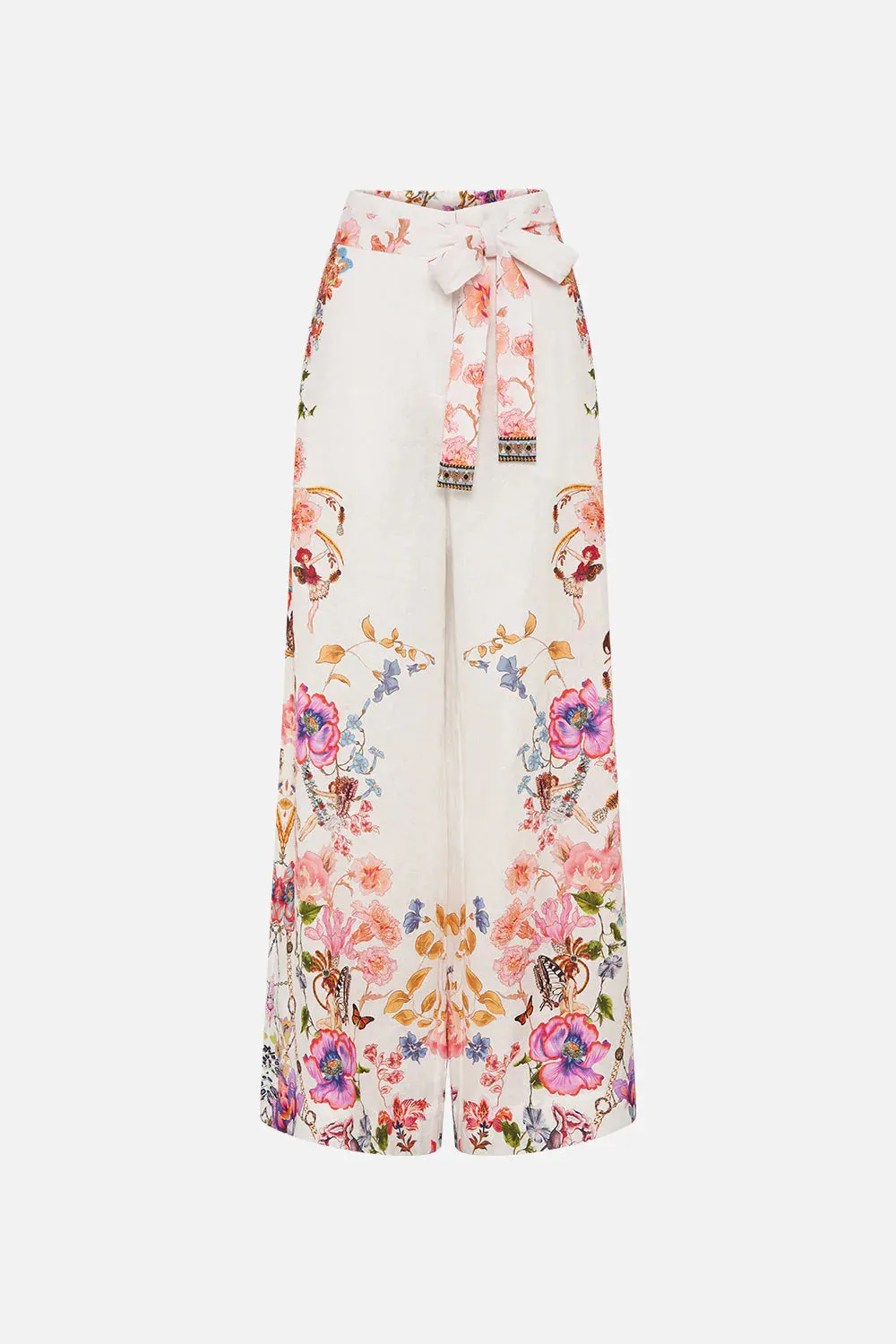 PAPERBAG WAIST WIDE LEG PANT SPIDER GIRL