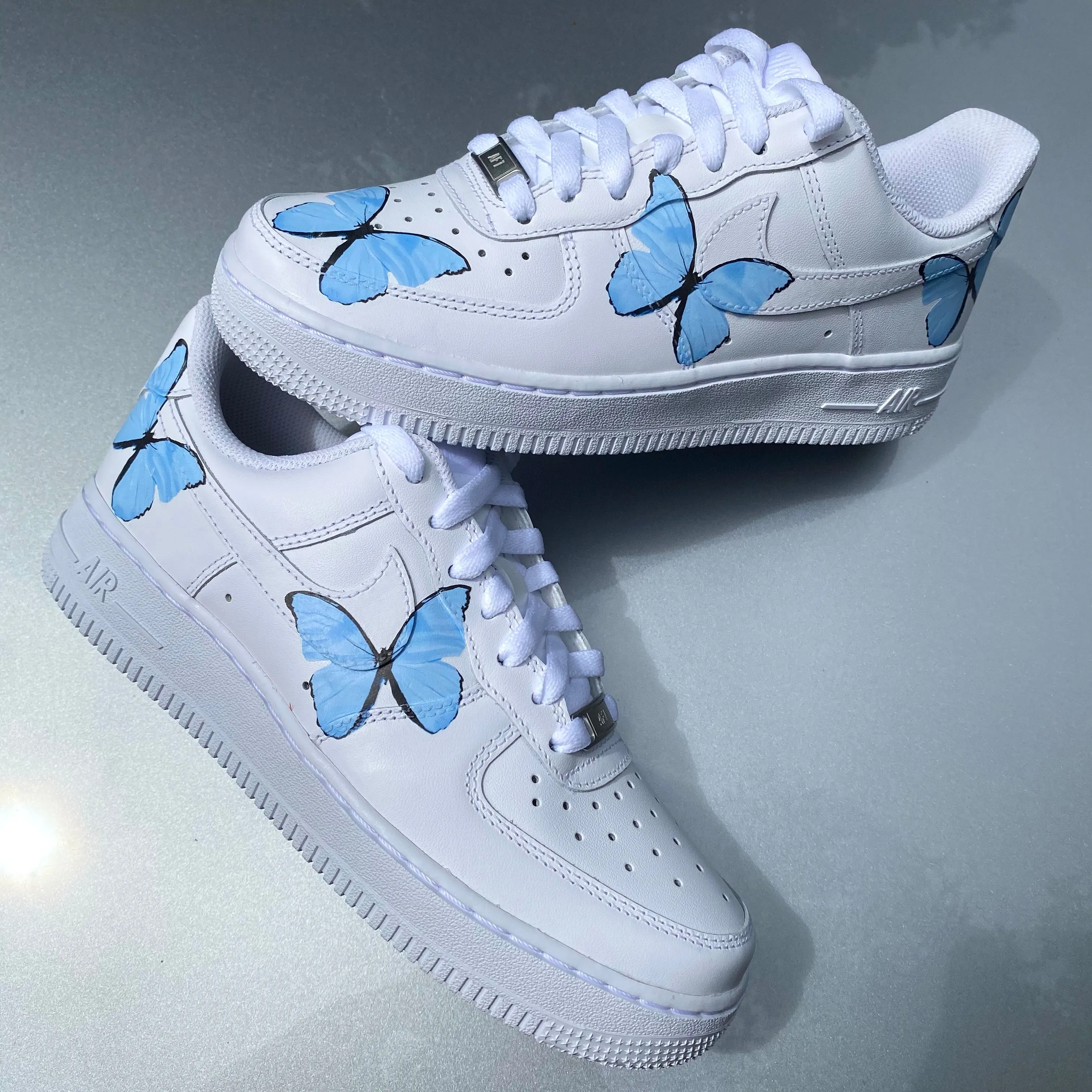 Pastel Blue Butterfly AF1