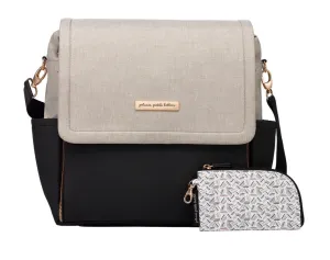 Petunia Pickle Bottom Boxy Backpack in Sand/Black